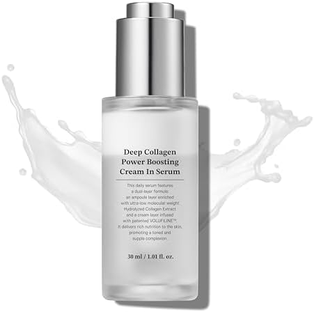 Deep Collagen Anti-Wrinkle Cream In Serum | Volufiline, Real Collagen, Skin Volumizing, Glass Skin, Elasticity