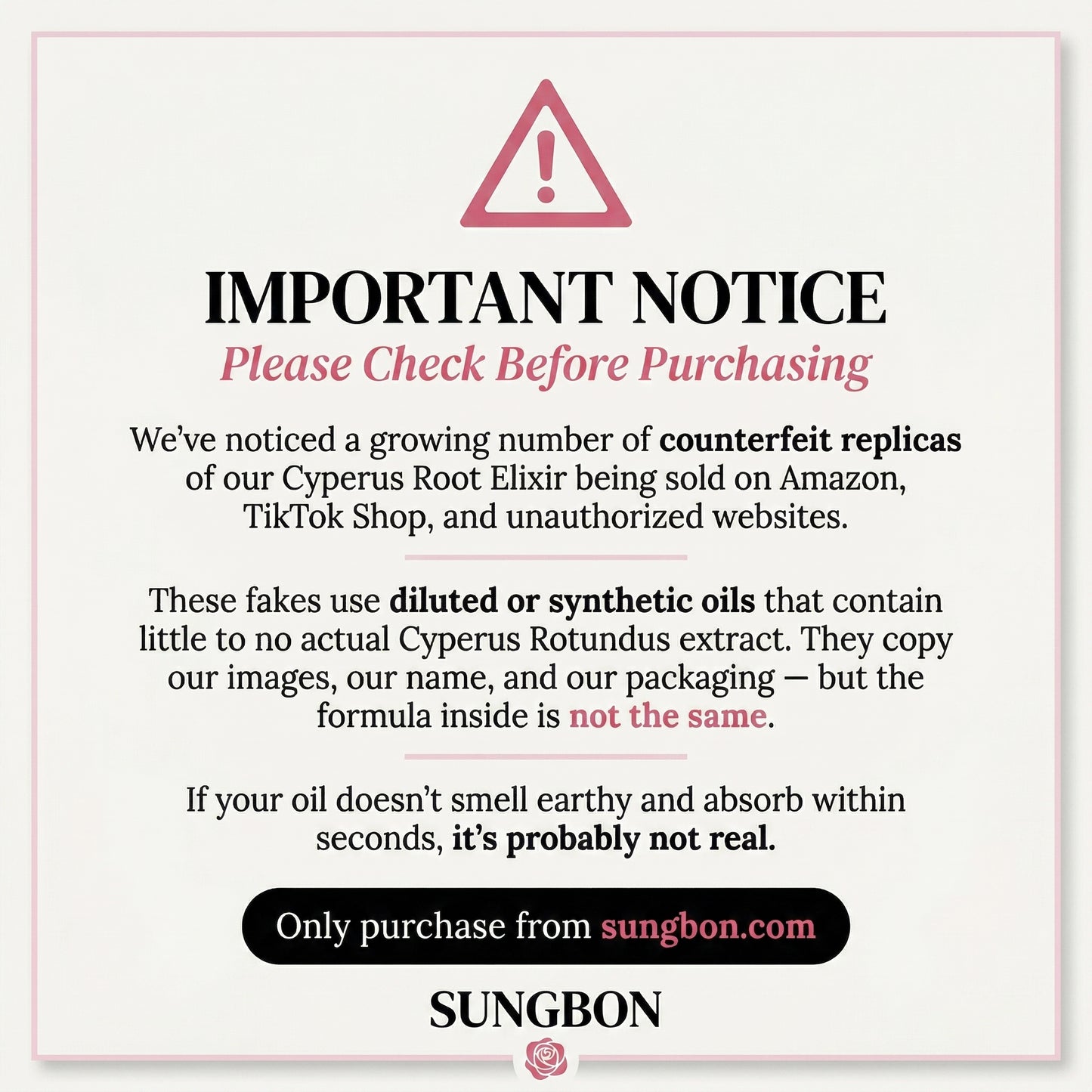 SUNGBON™ Cyperus Rotundus Elixir Oil