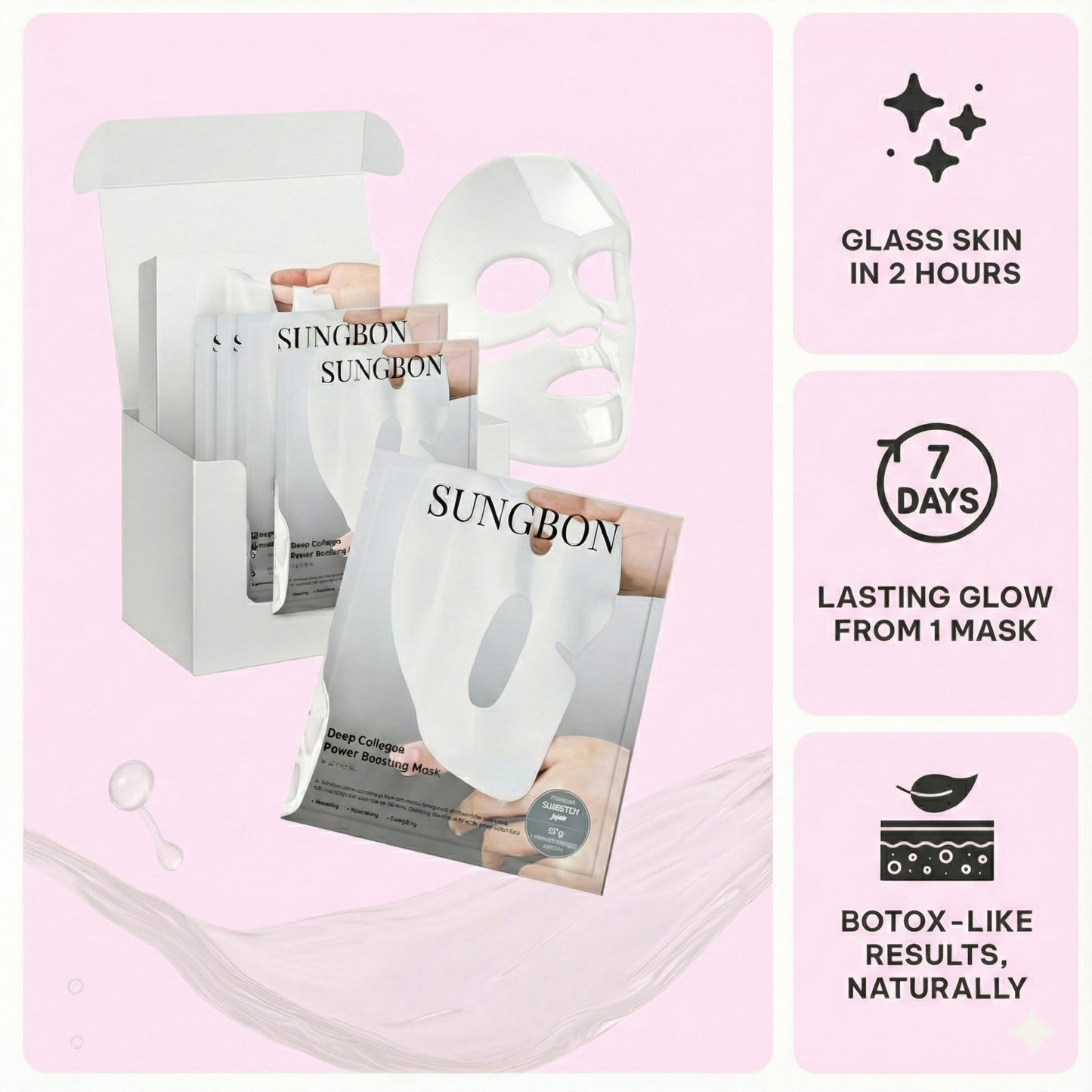 Glass Skin Mask - Deep Collagen Power Boosting
