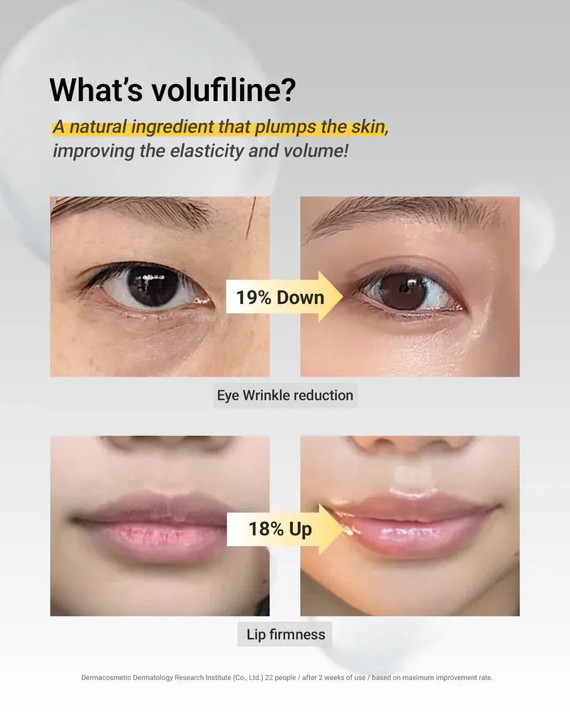 Deep Collagen Anti-Wrinkle Cream In Serum | Volufiline, Real Collagen, Skin Volumizing, Glass Skin, Elasticity
